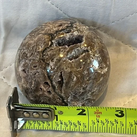 Sphalerite Gemstone Crystal Sphere NWOT
